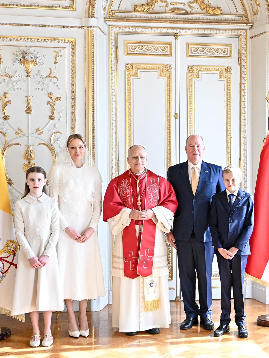 El príncipe Jacques y la princesa Gabriella ocupan un lugar central durante la histórica visita del Papa León XIV a Mónaco