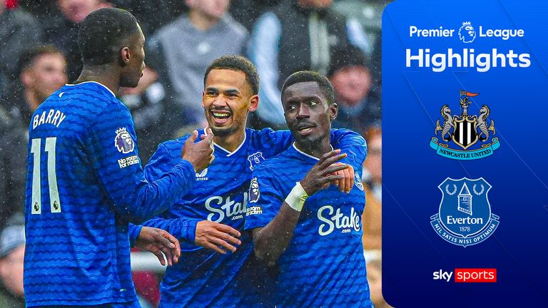 Lo más destacado del partido de la Premier League entre Newcastle y Everton.